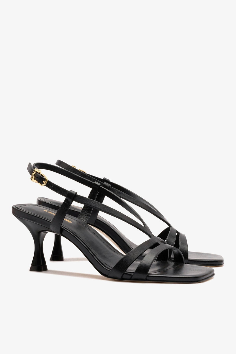 Daphne Sandal In Black Leather 3
