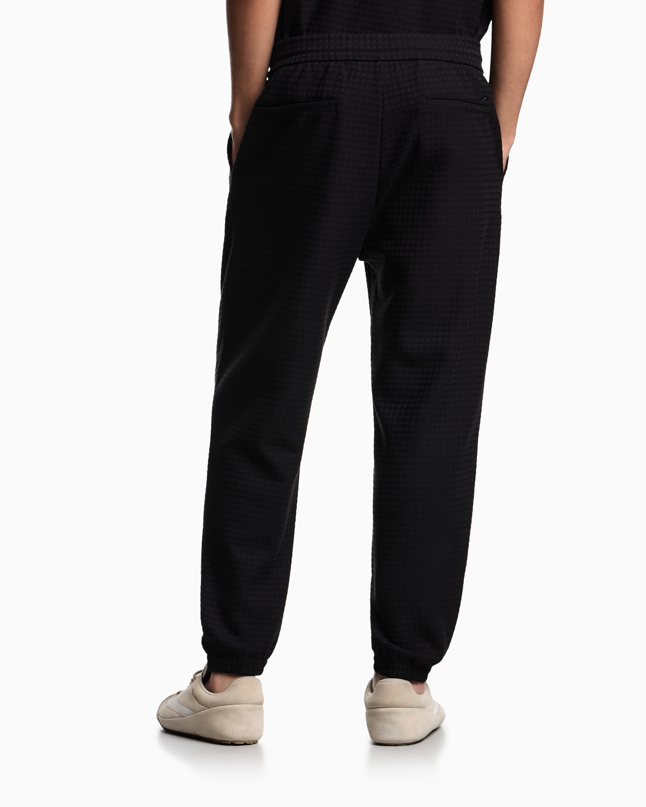 ASV LYOCELL-BLEND JACQUARD JERSEY TROUSERS - 3