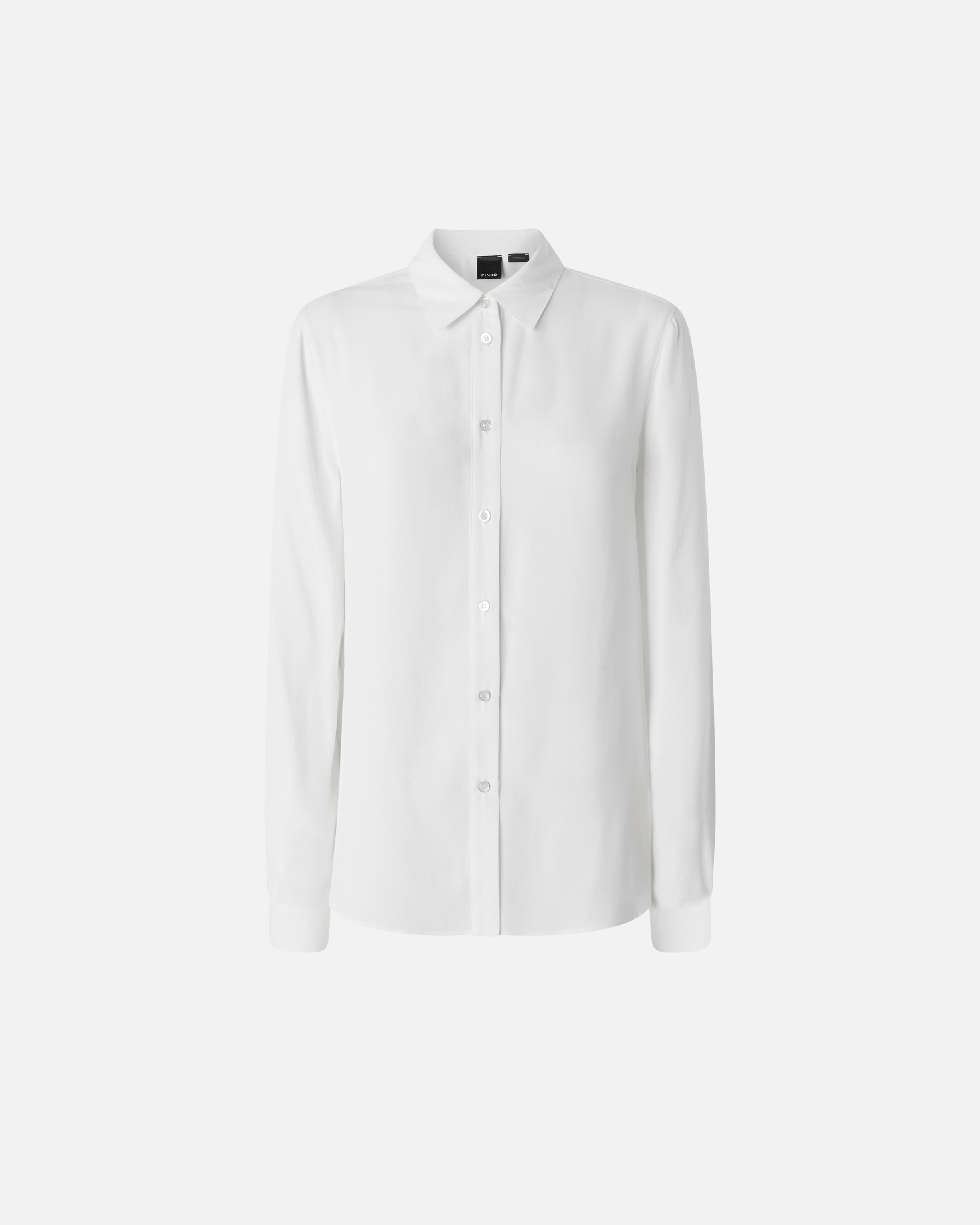 SHIRT IN SILK-BLEND CREPE DE CHINE - 1