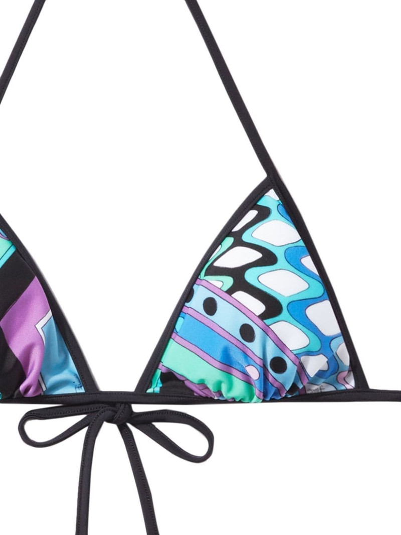 PUCCI Vivara-print bikini top outlook