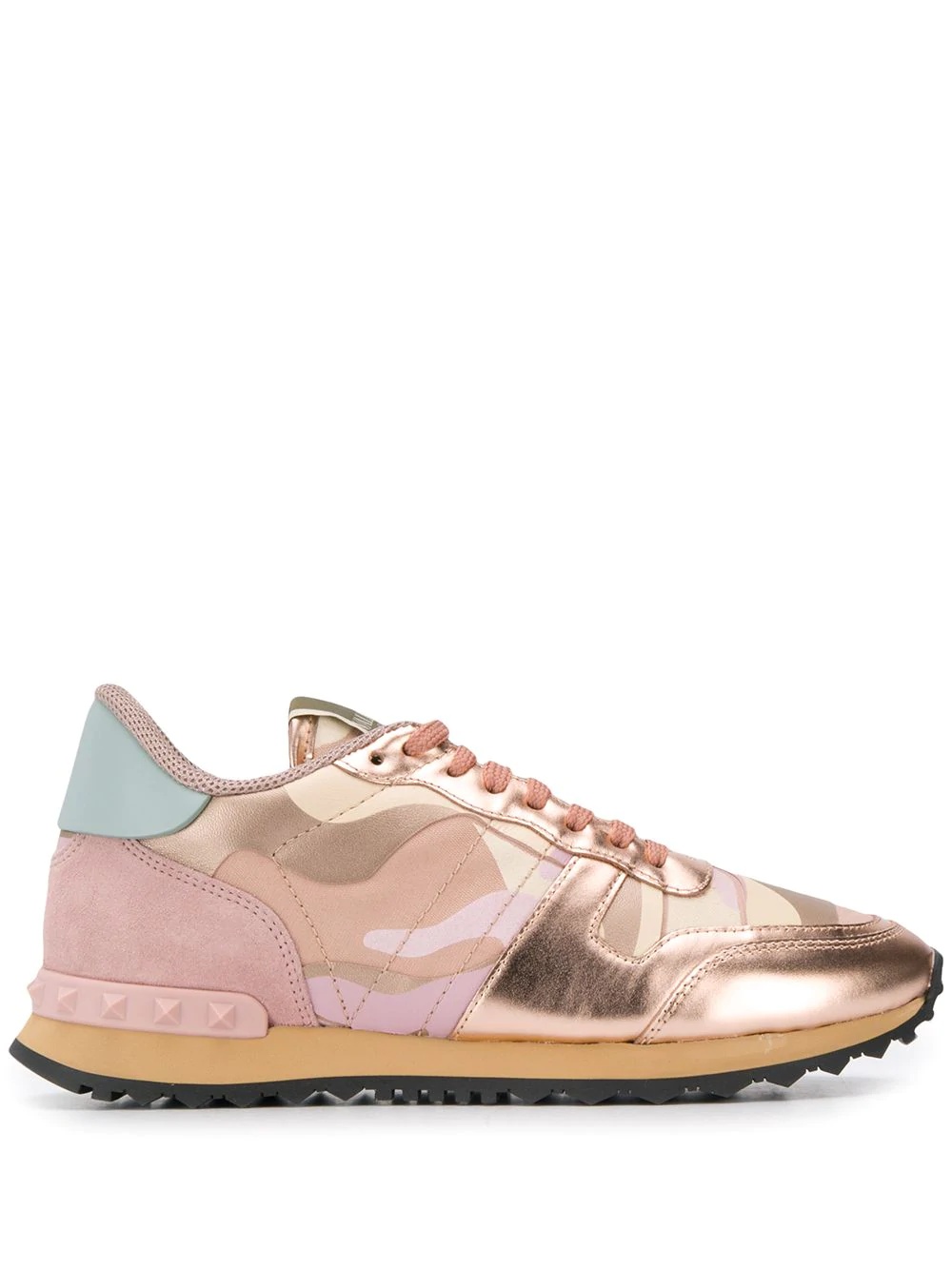 Rockstud camouflage sneakers - 1