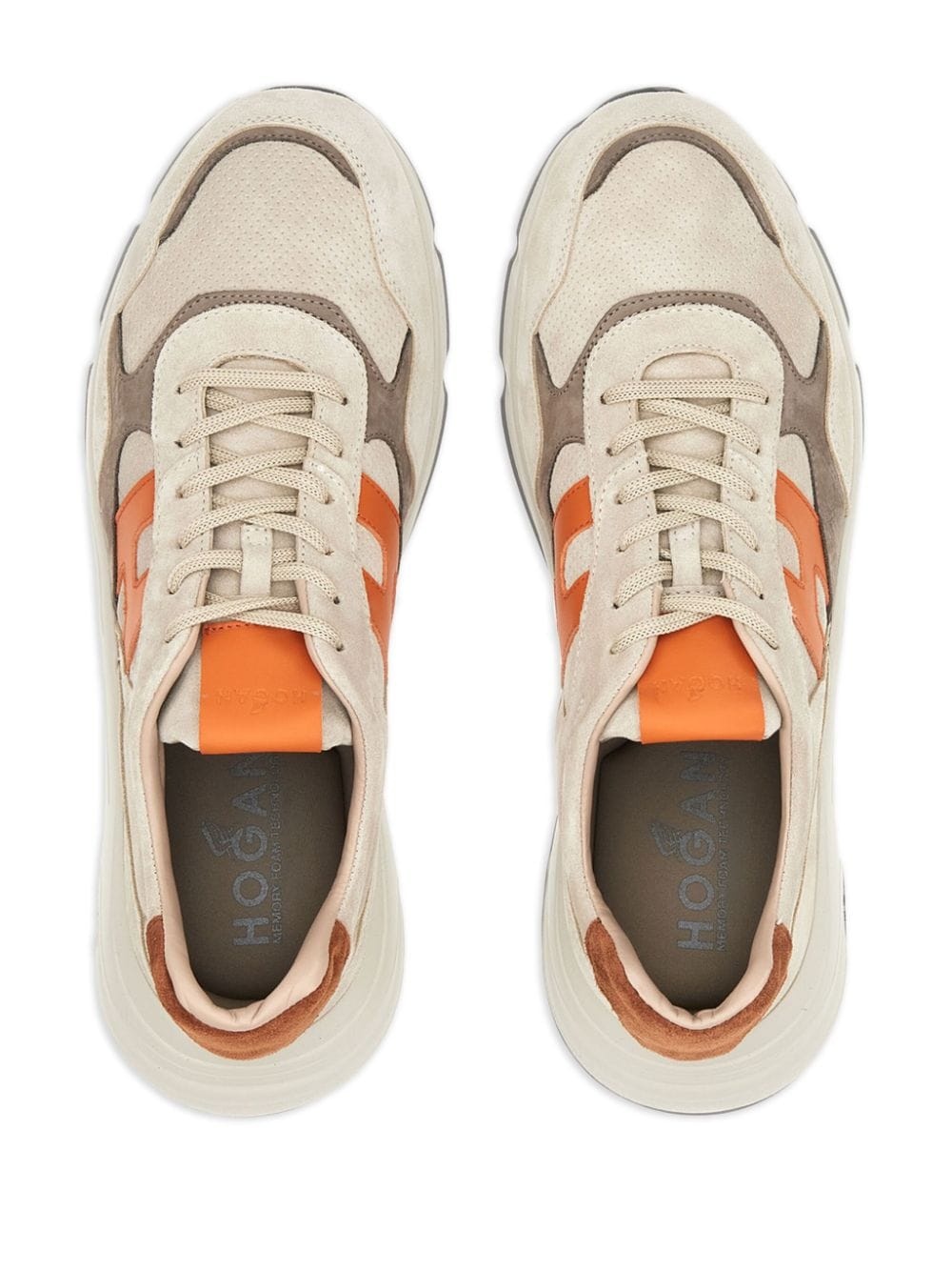 Hyperlight lace-up panelled sneakers - 5
