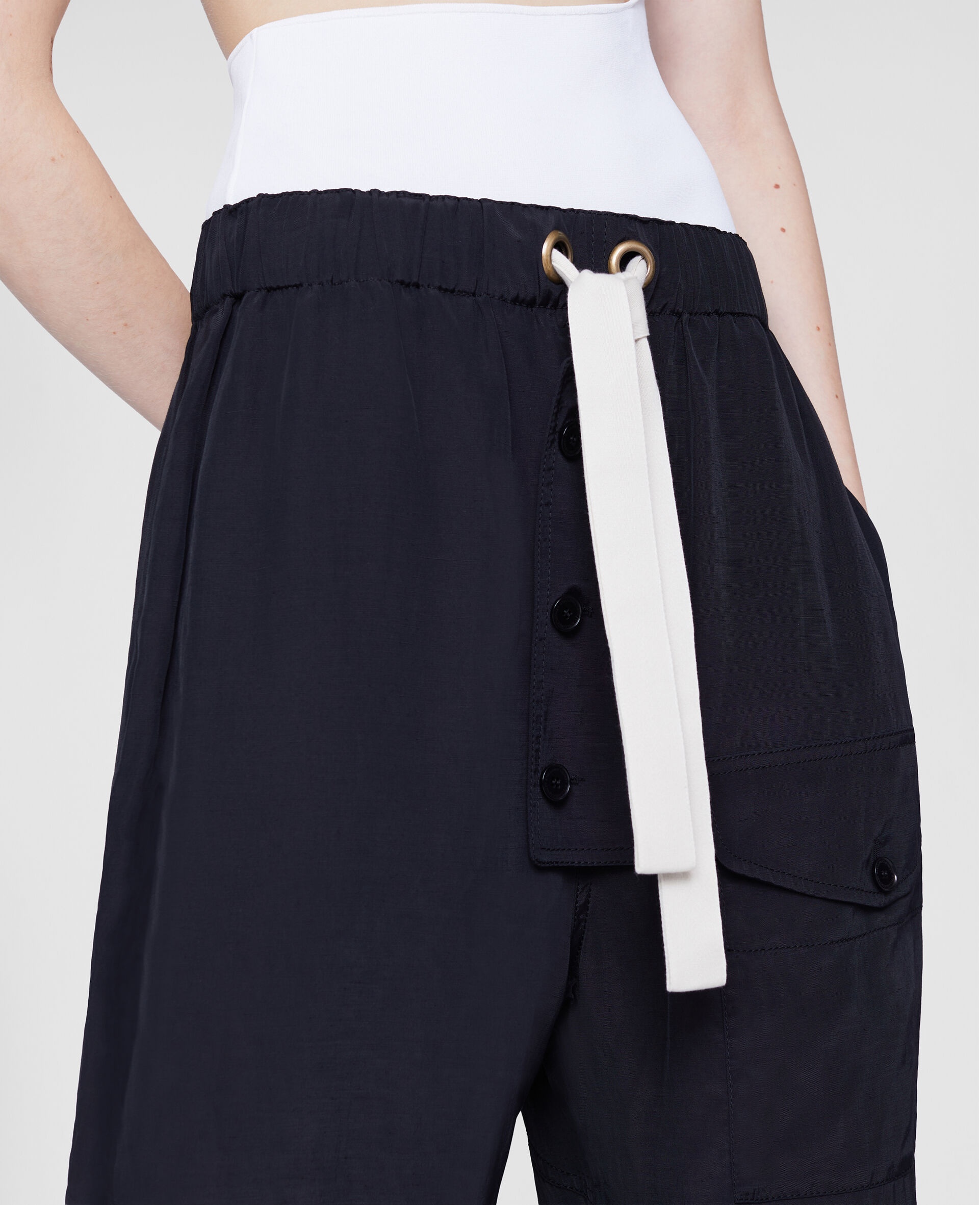 Belted Cargo Pants - 4