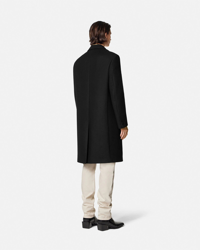 Wool Single-Breasted Coat 5