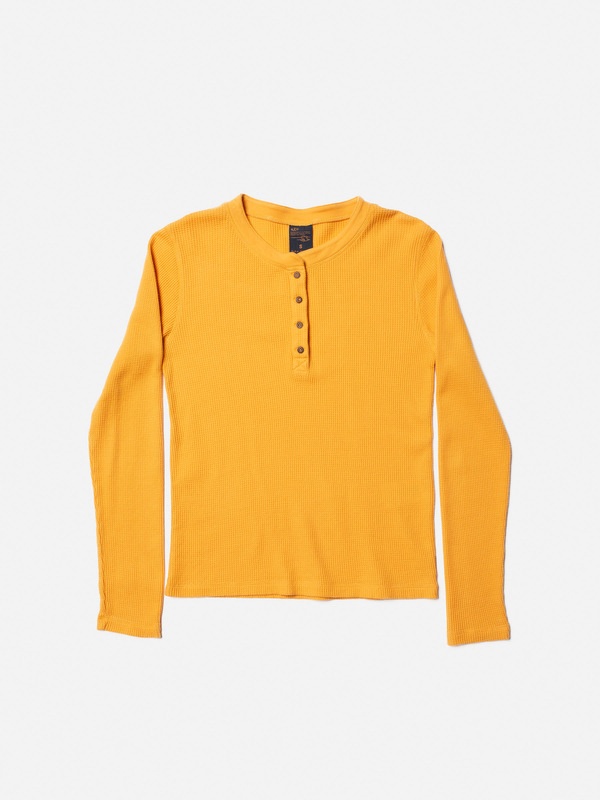 Mira Henley Waffle Sunflower - 1