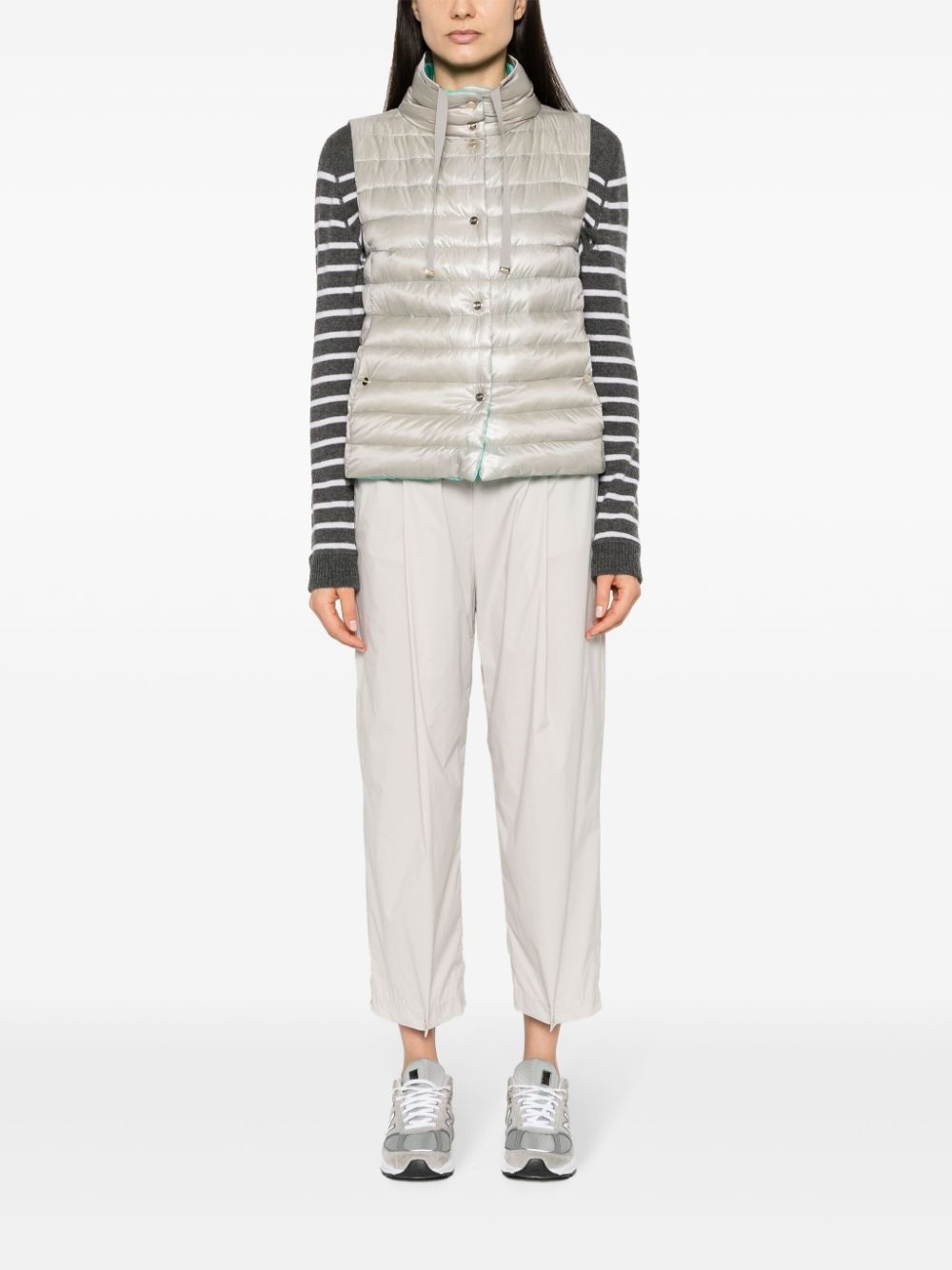 reversible padded gilet - 2