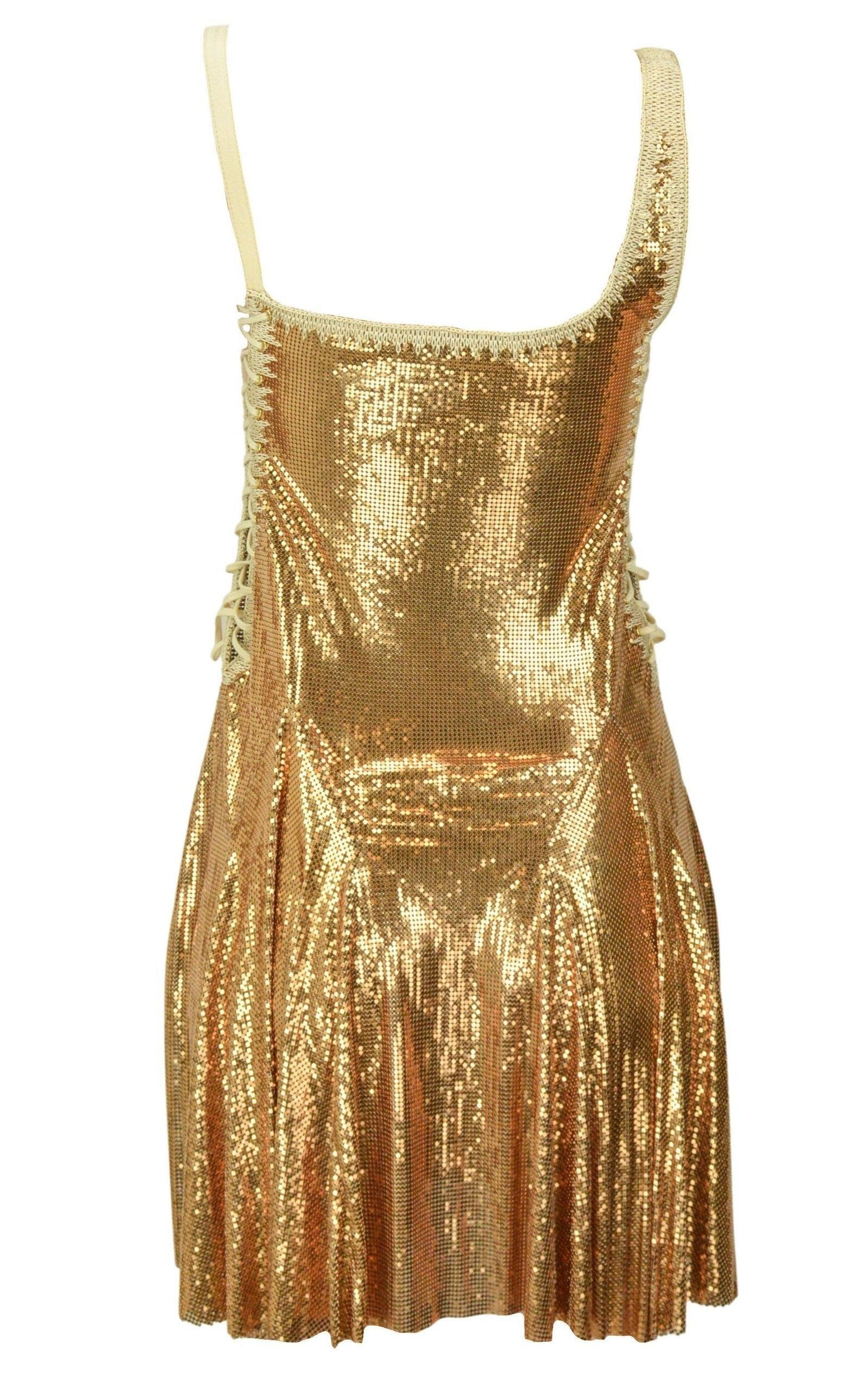 Gold Chainmail Dress - 7