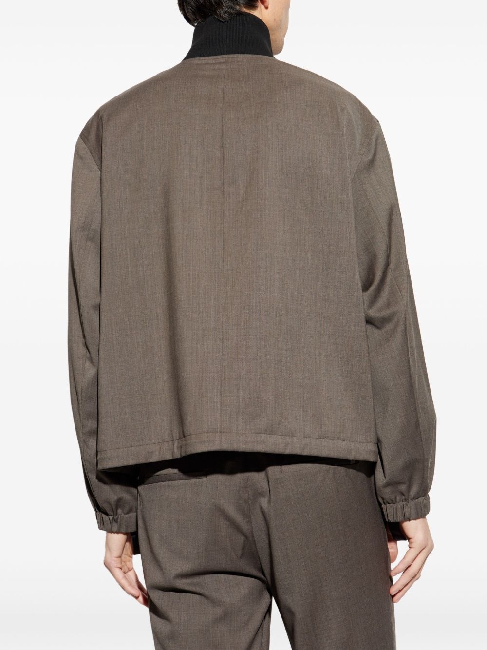 wool bomber jacket - 3