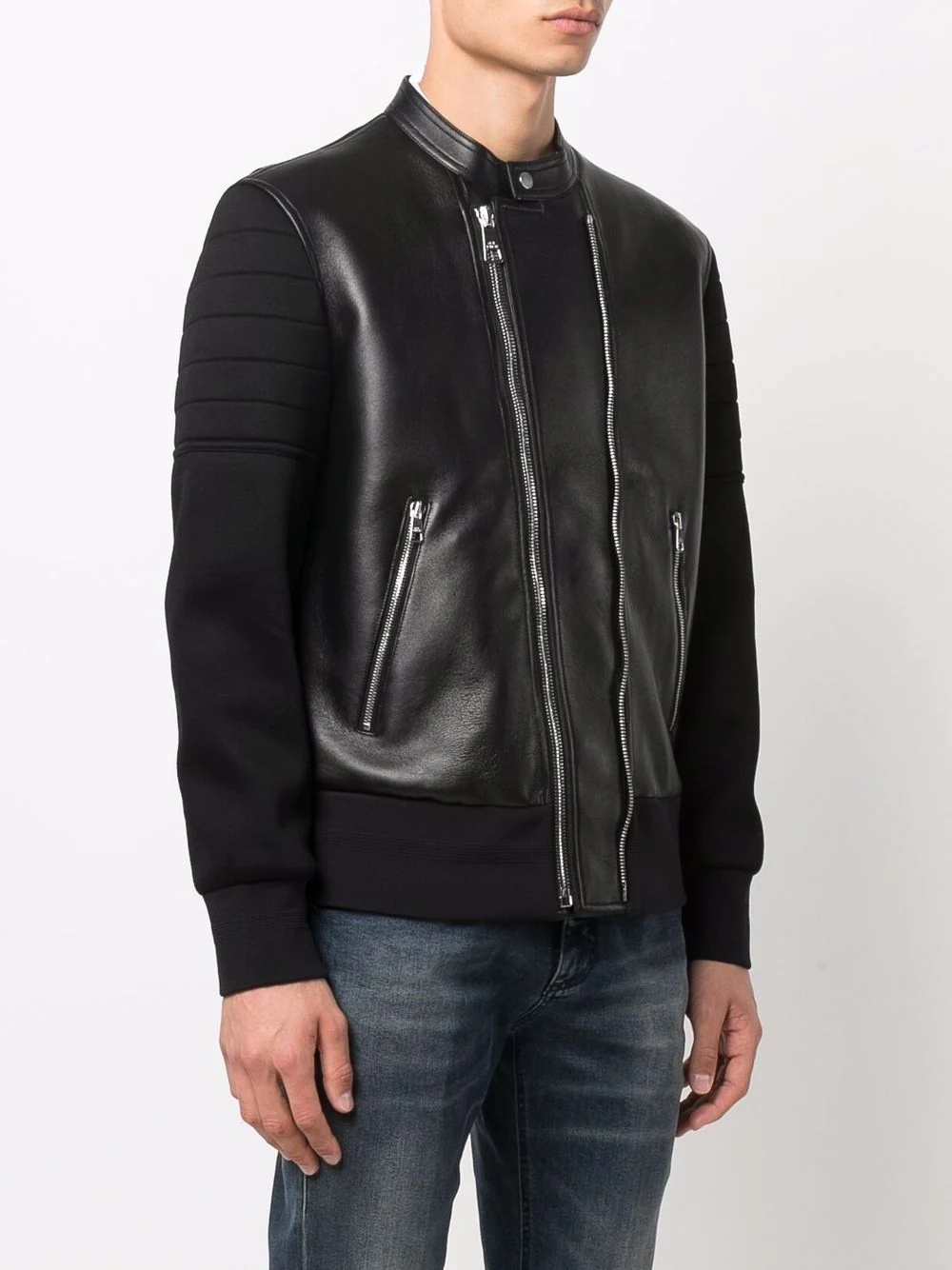 leather bomber jacket - 3