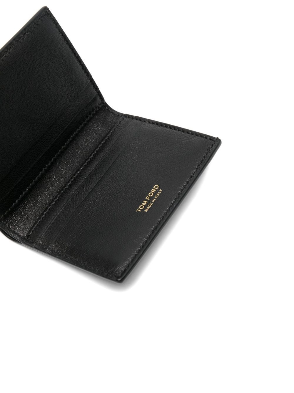 Shiny crocodile-print leather card holder - 2