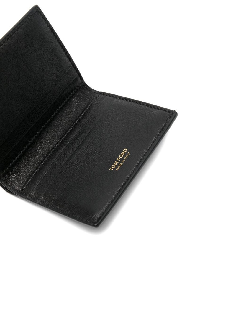 TOM FORD Shiny crocodile-print leather card holder outlook