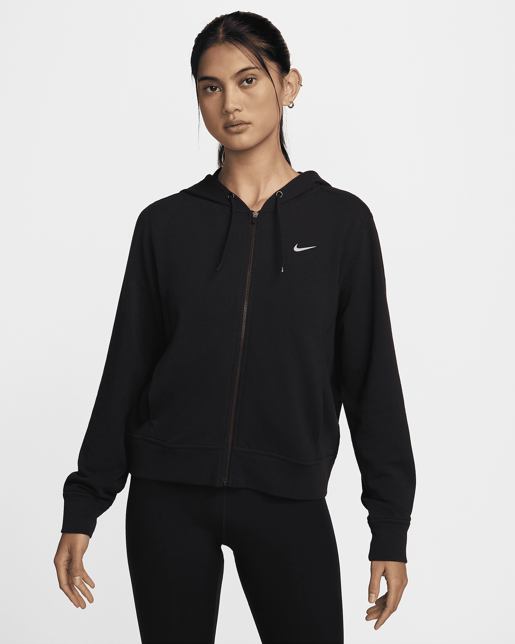 Nike Dri-FIT One Women's Full-Zip French Terry Hoodie - 1