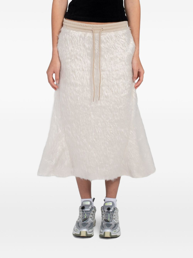 faux-fur midi skirt 1