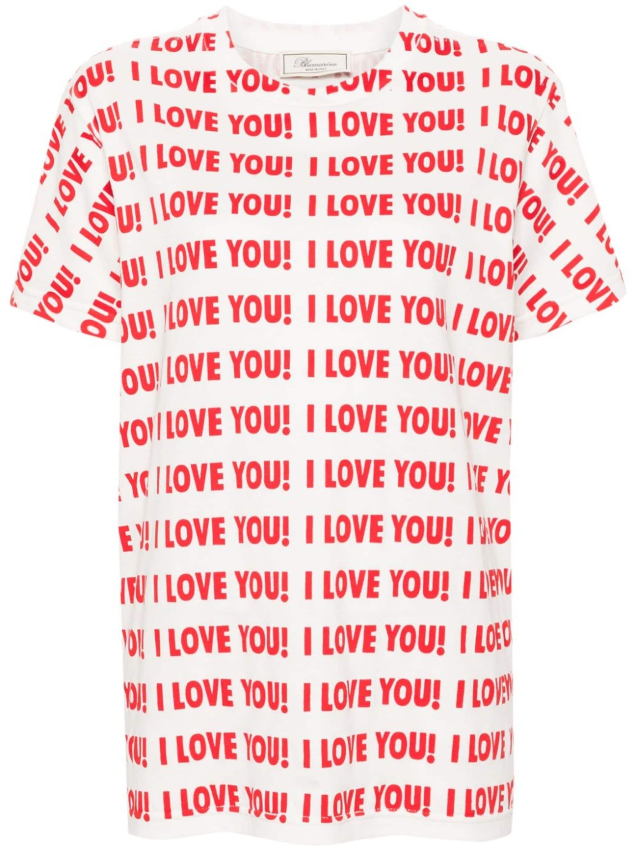 slogan-print T-shirt - 1