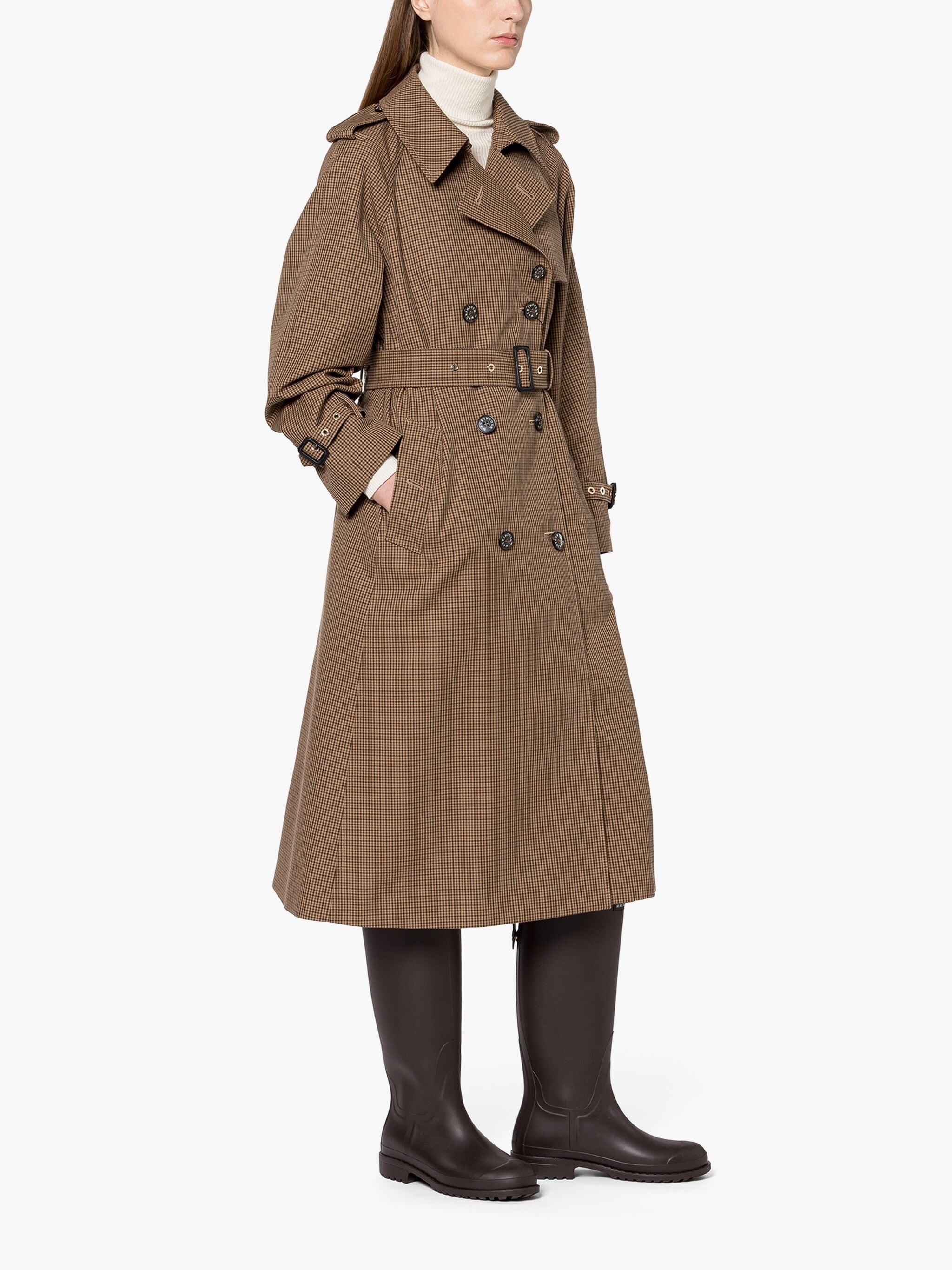 NEW FORREST BROWN GUNCLUB WOOL TRENCH COAT - 2