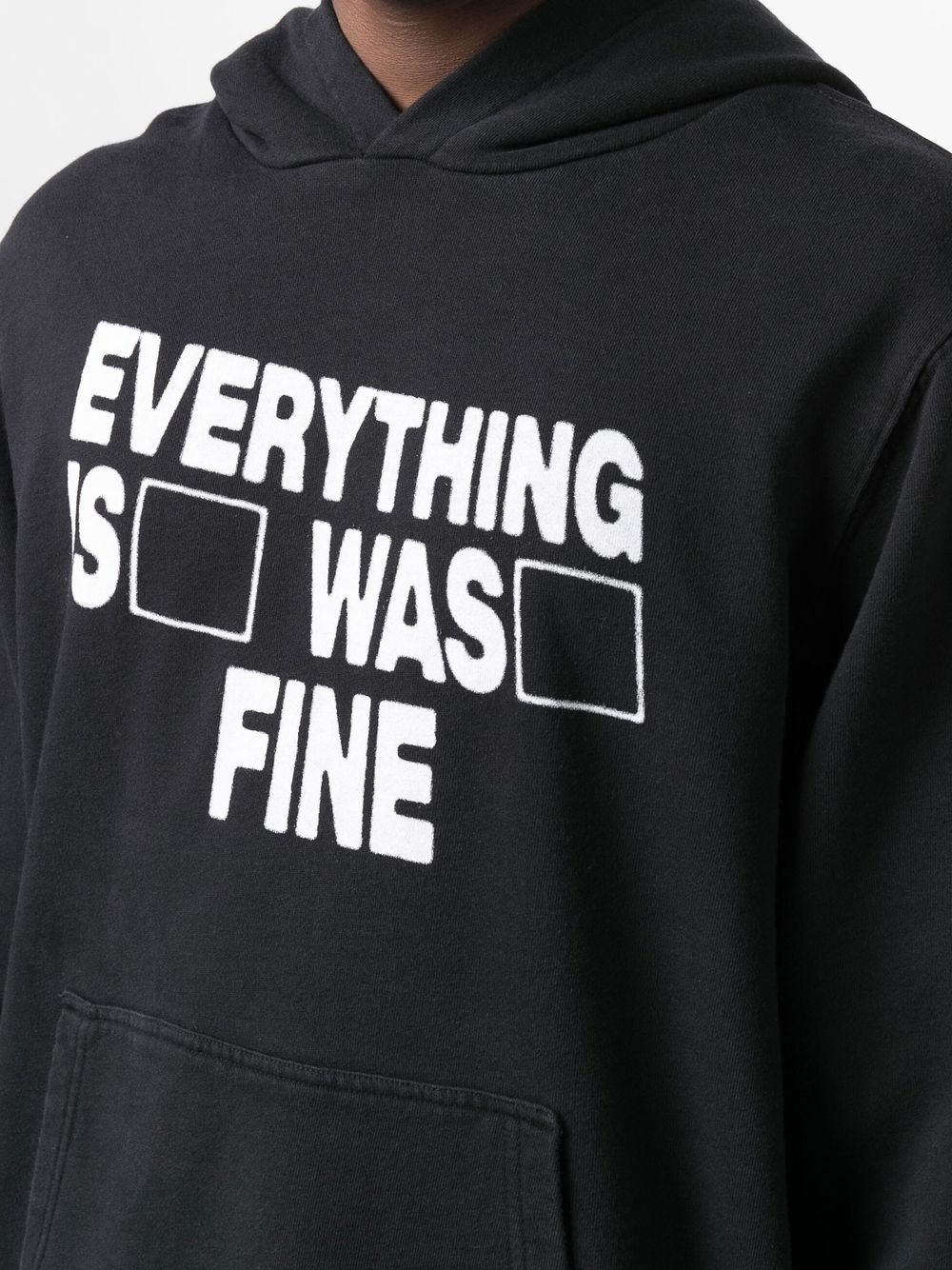 I'm Fine Kash slogan-print hoodie - 5