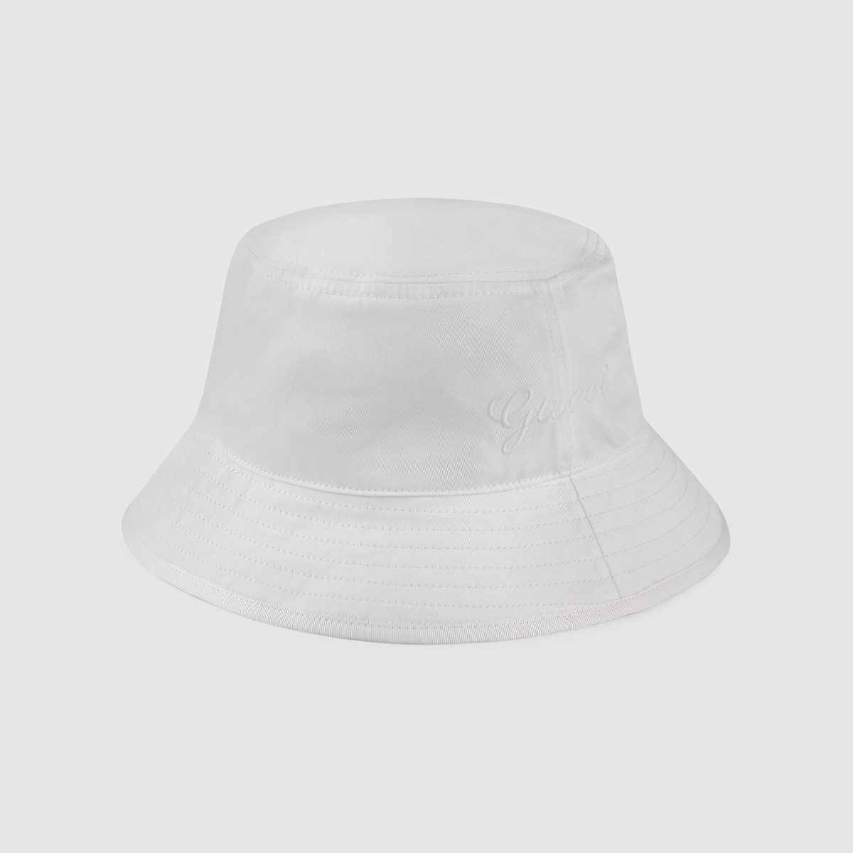 Cotton bucket hat with embroidery - 1