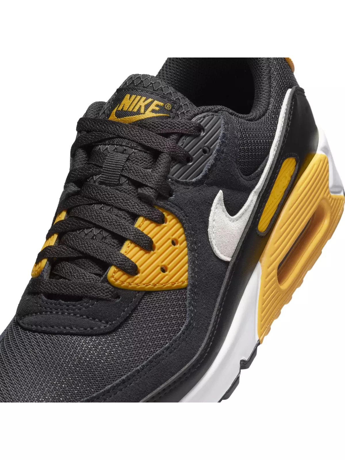Air Max 90 "Black/University Gold/White" Men's Shoe - 7