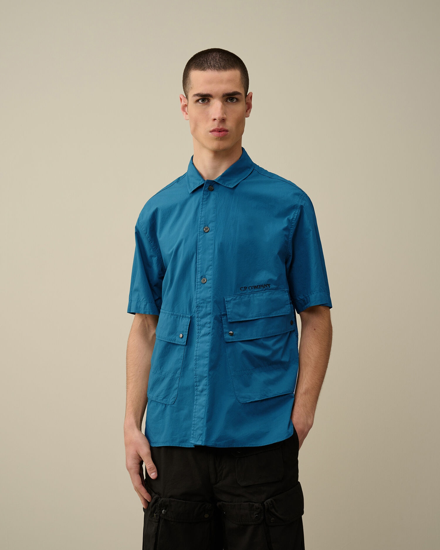 Cotton Popeline Pocket Shirt - 2