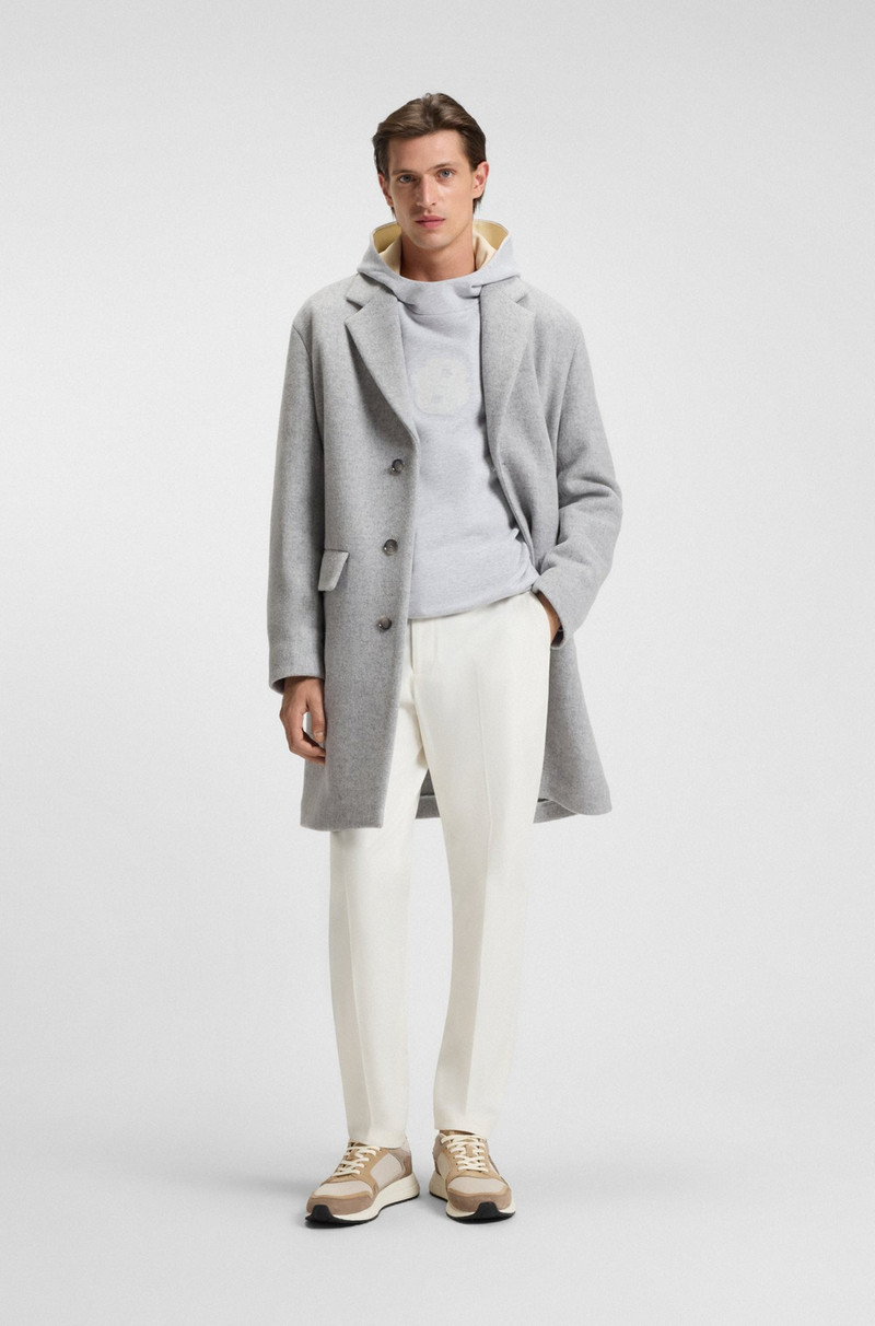 BOSS SUEDE TRAINERS WITH DOUBLE B MONOGRAM outlook