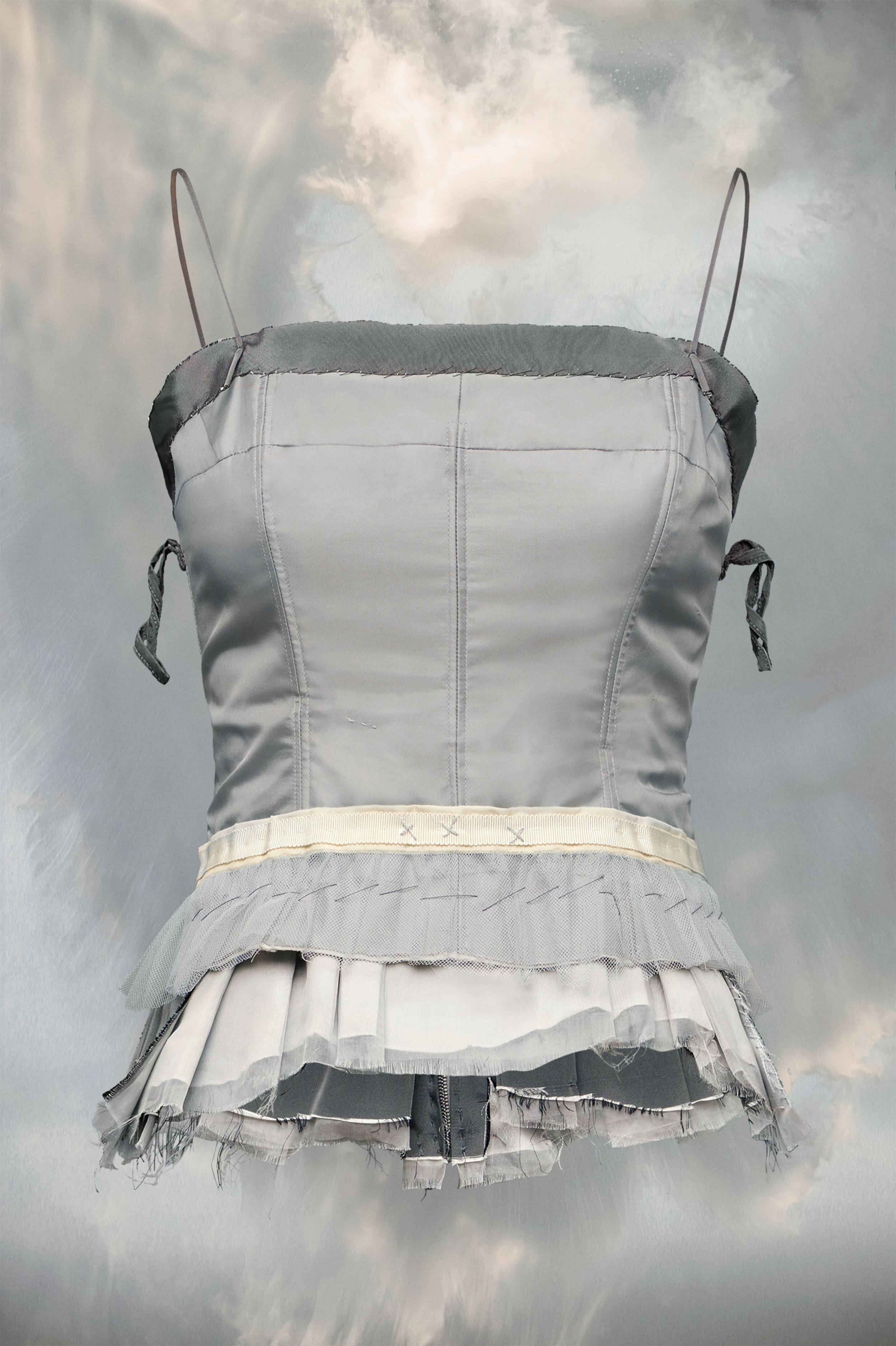 Décortiqué satin top - 2
