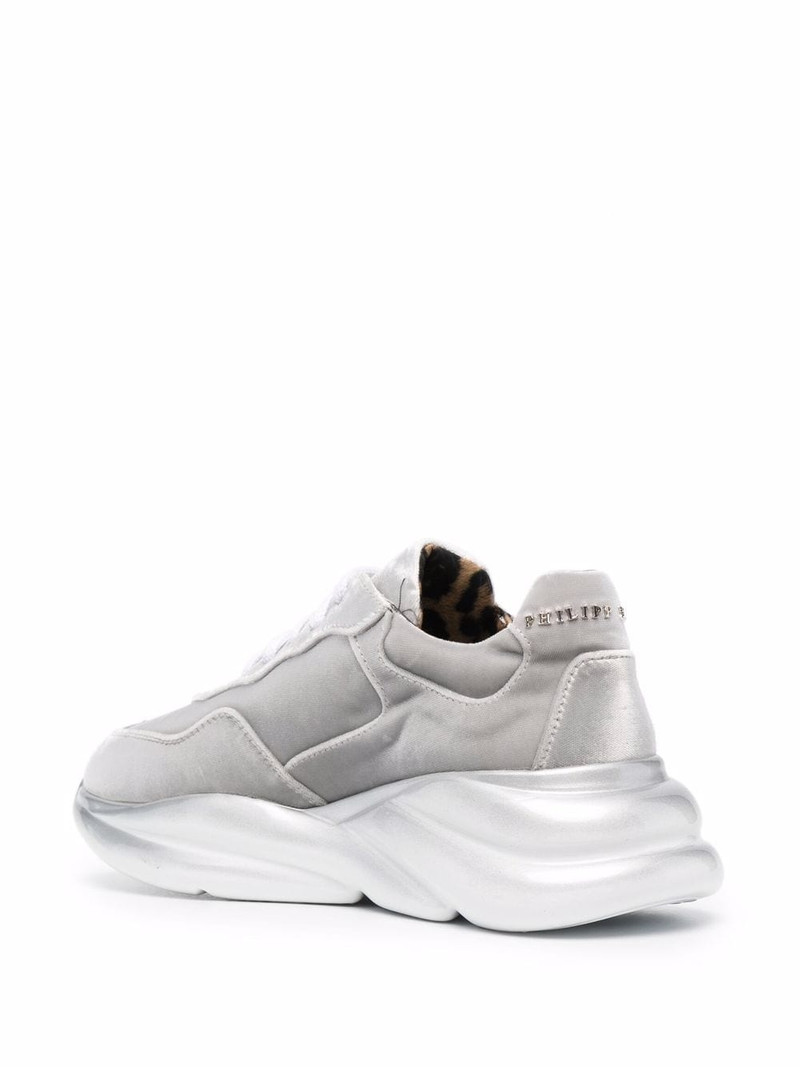 Velvet Runner metallic-effect sneakers 3