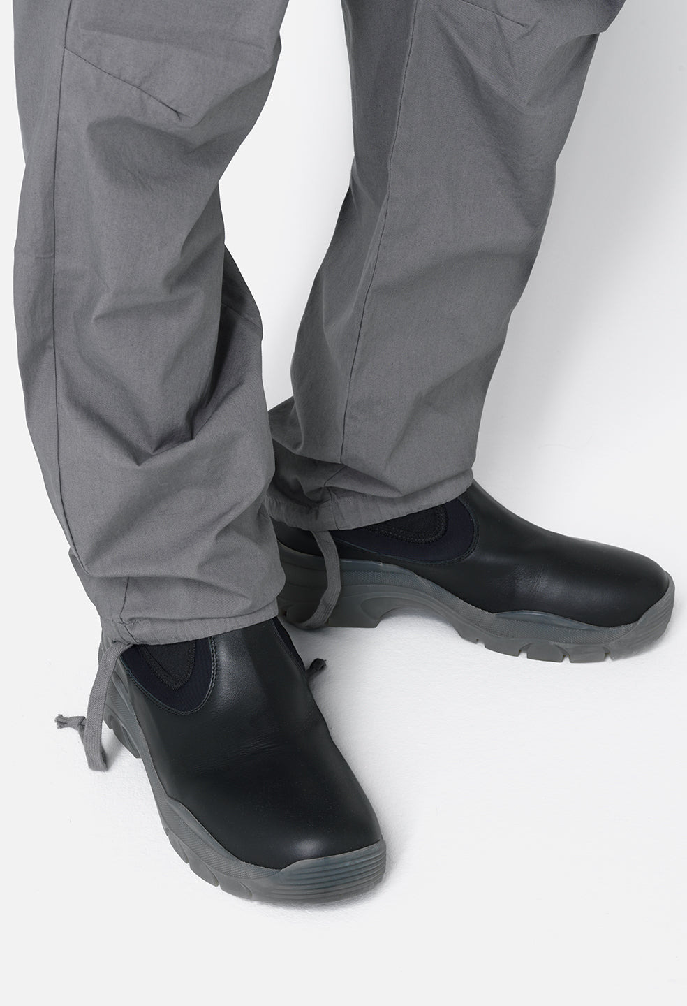 BACK SATEEN CARGO PANTS - 6