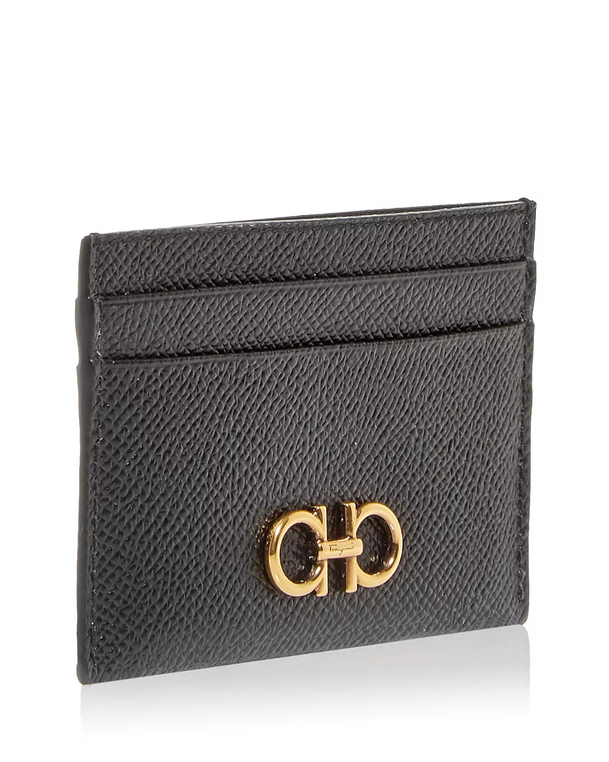 Gancini Leather Card Case - 3
