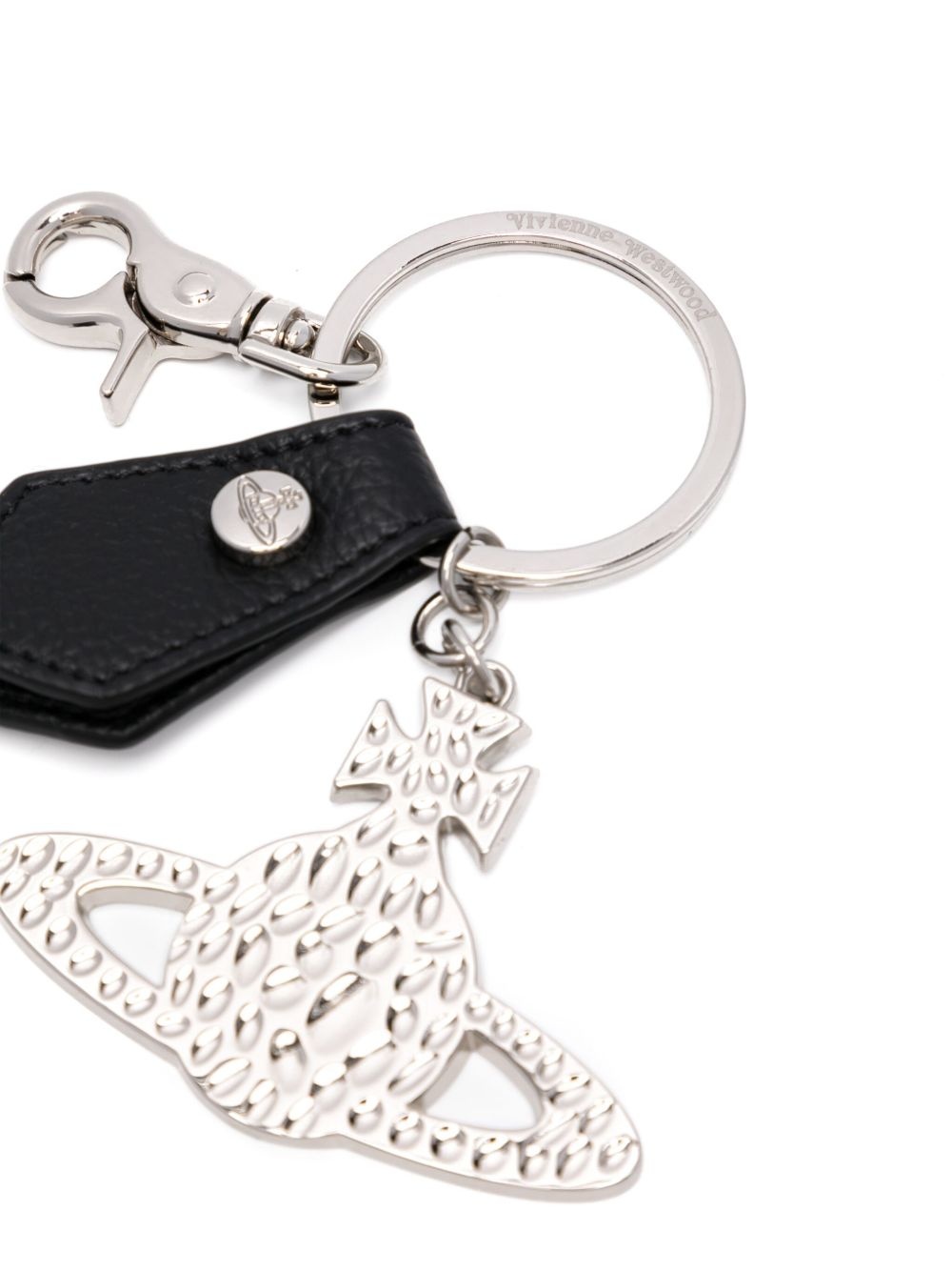 Hammered Orb keyring - 2