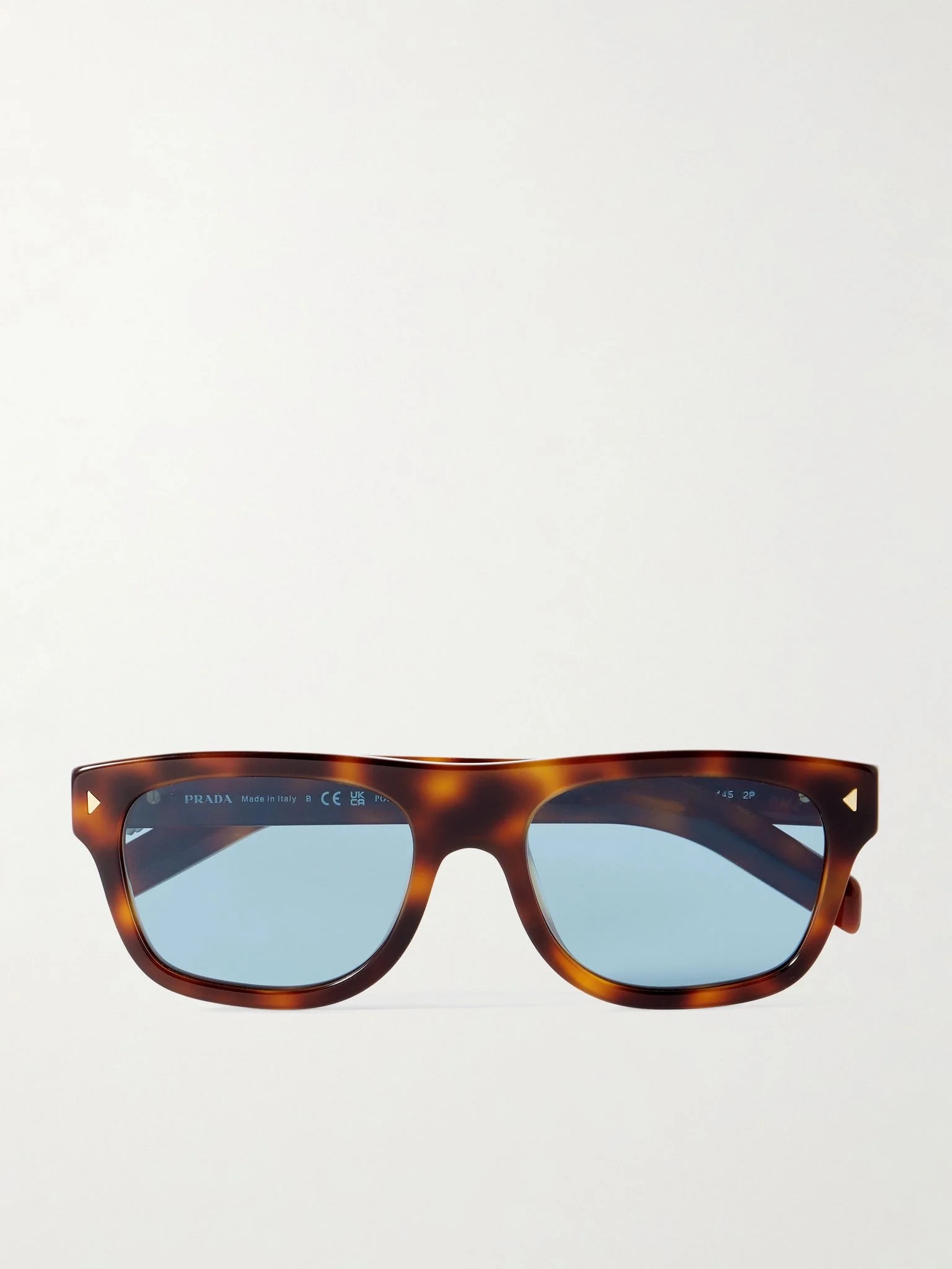 D-Frame Tortoiseshell Acetate Sunglasses Tortoiseshell - 1