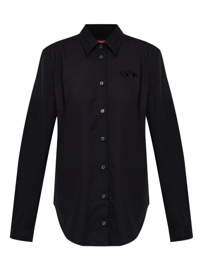 C-Ronor logo-embroidered shirt 1