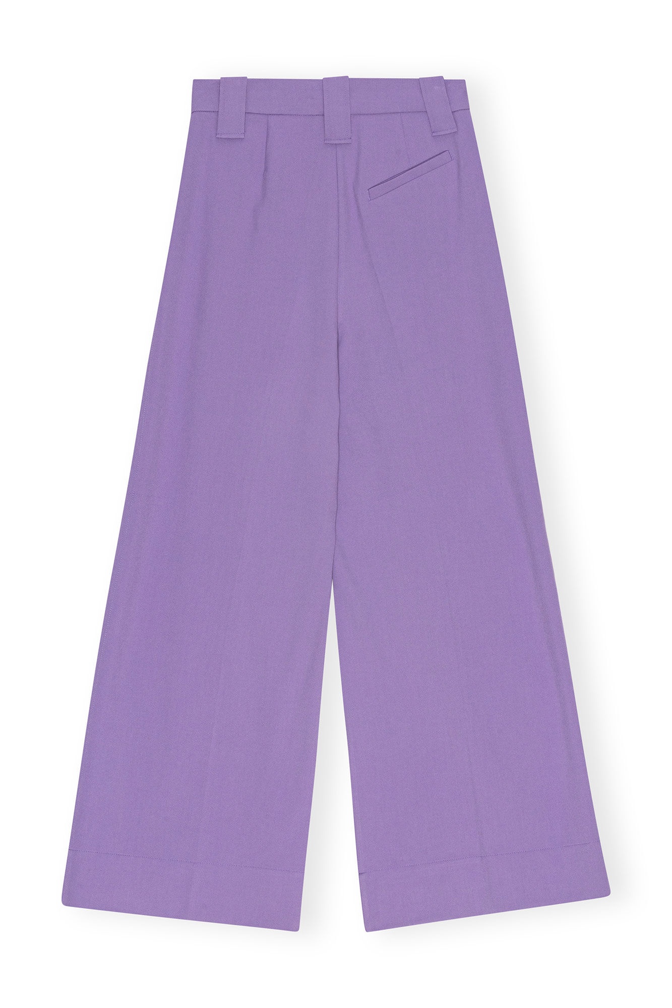 PURPLE LIGHT HIGH WAIST FLARED LEG PANTS - 2