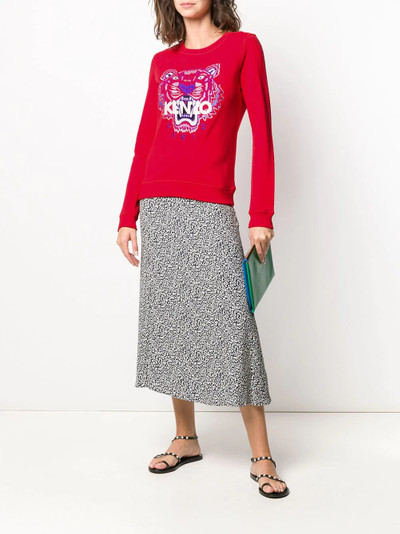 KENZO tiger embroidered sweatshirt outlook