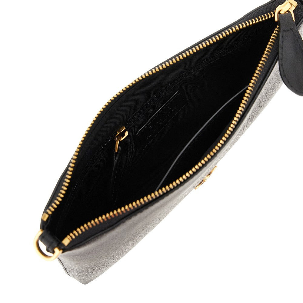LEATHER POUCH WITH SHOULDER STRAP - 3