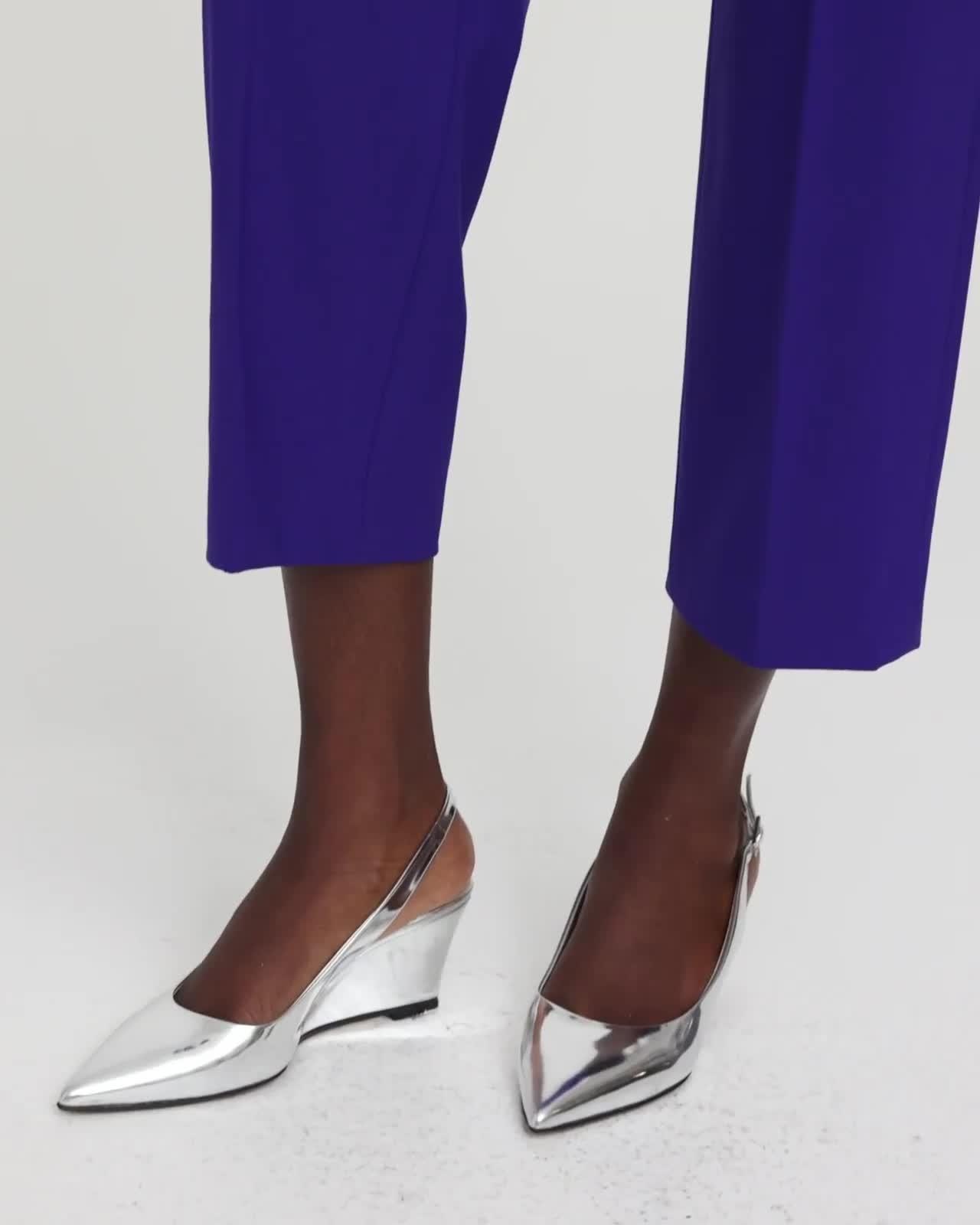 High-Waist Straight-Leg Pant in Good Wool - 6