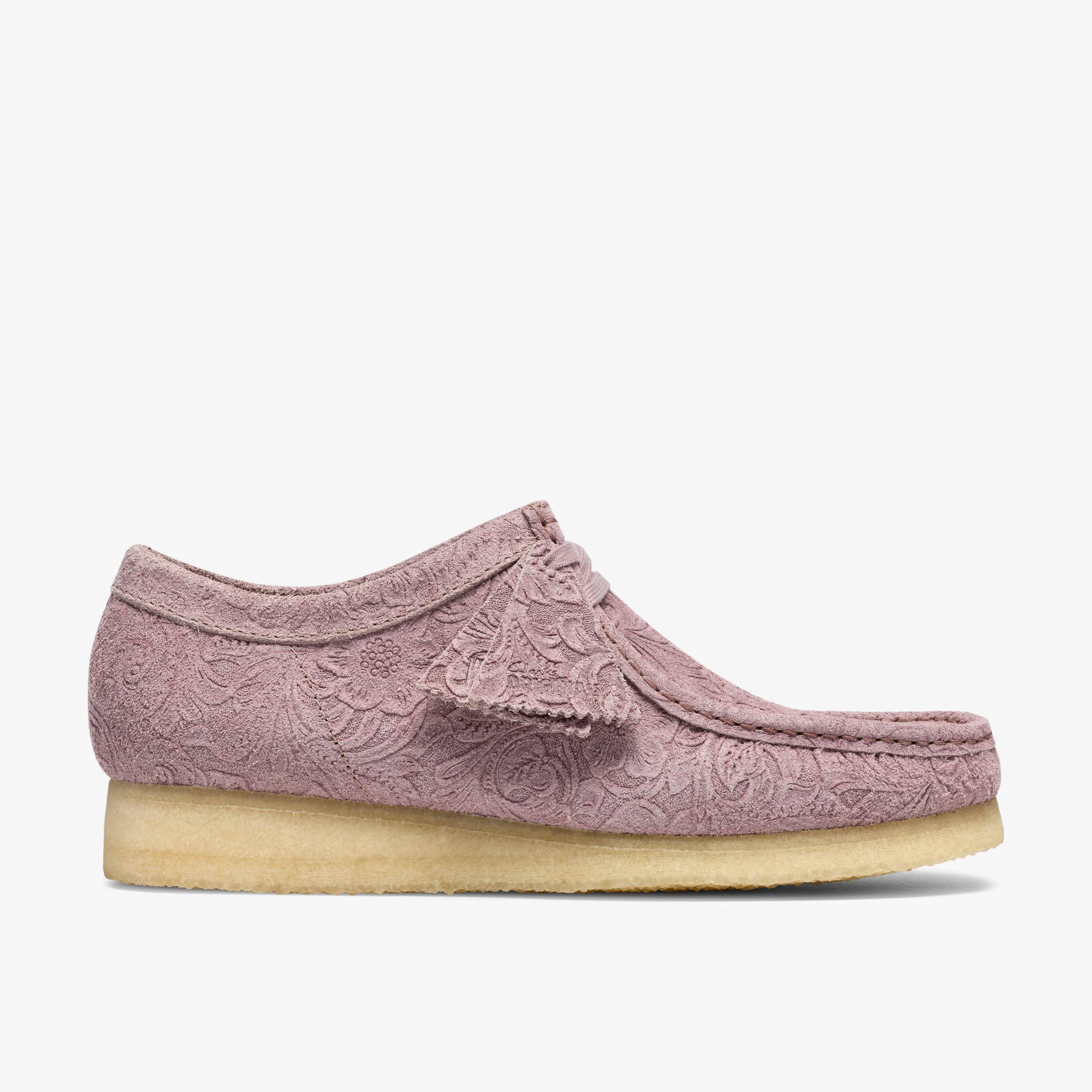 Wallabee Dusty Pink Embossed - 1