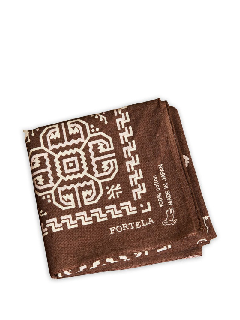 FORTELA ikara-print bandana outlook