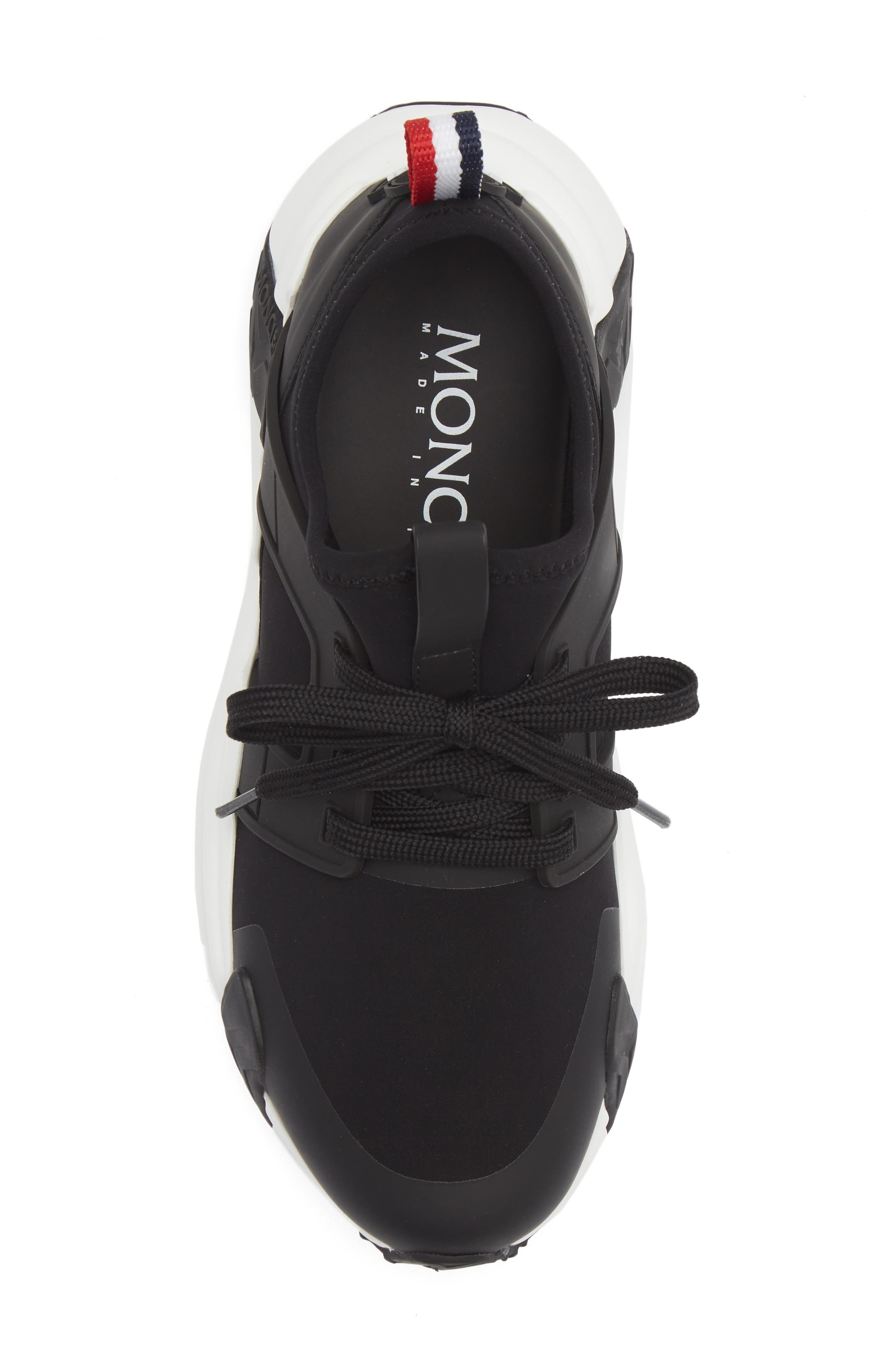 Moncler Lunarove Sneaker in Black/Black at Nordstrom - 5