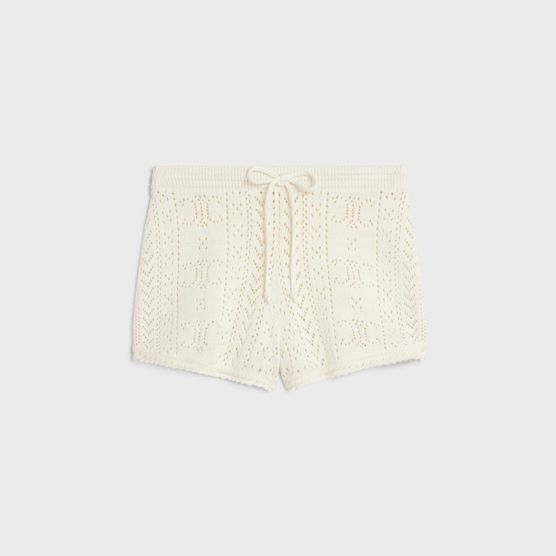 mini shorts in triomphe cotton pointelle 1