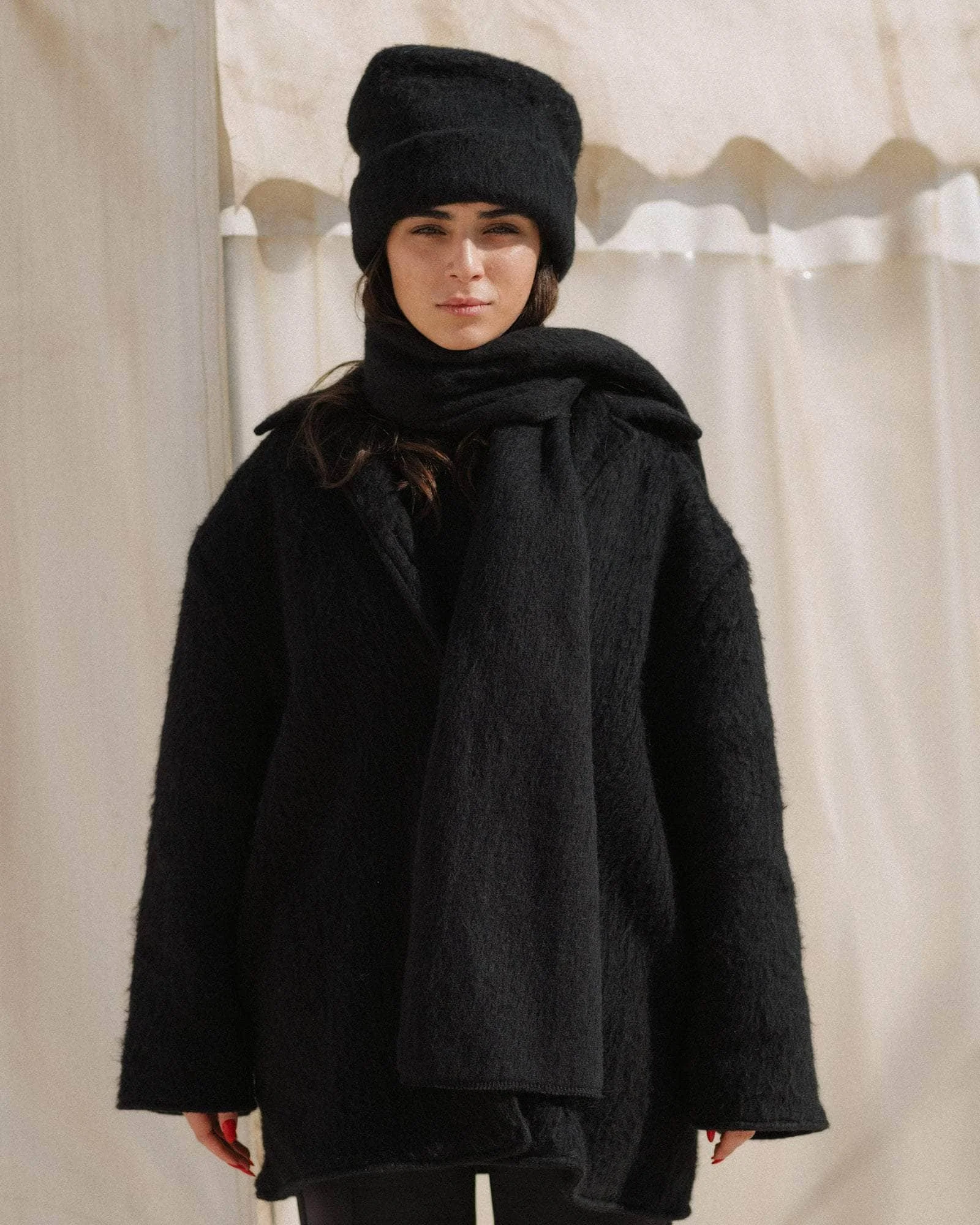 Ser Scarf - Brushed Wool - 1