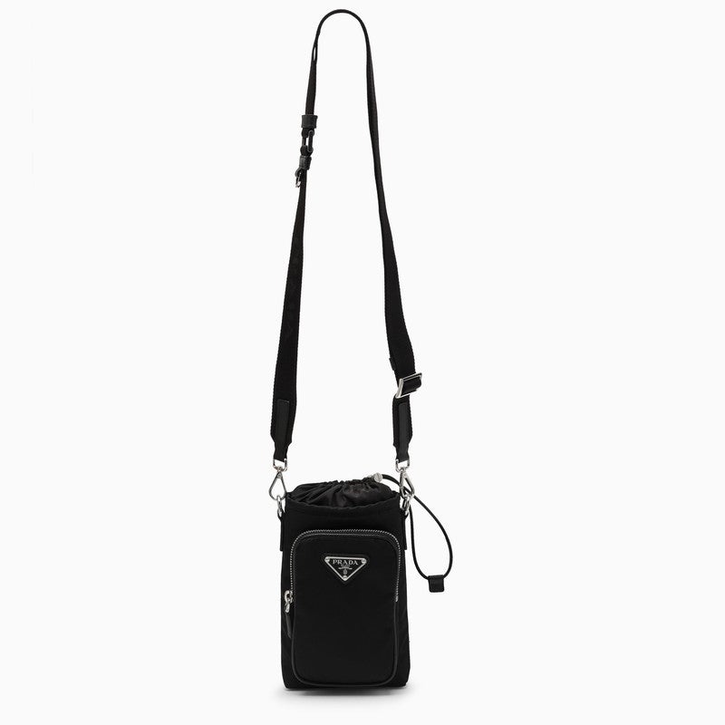 Prada logo-plaque Smartphone Case - Black