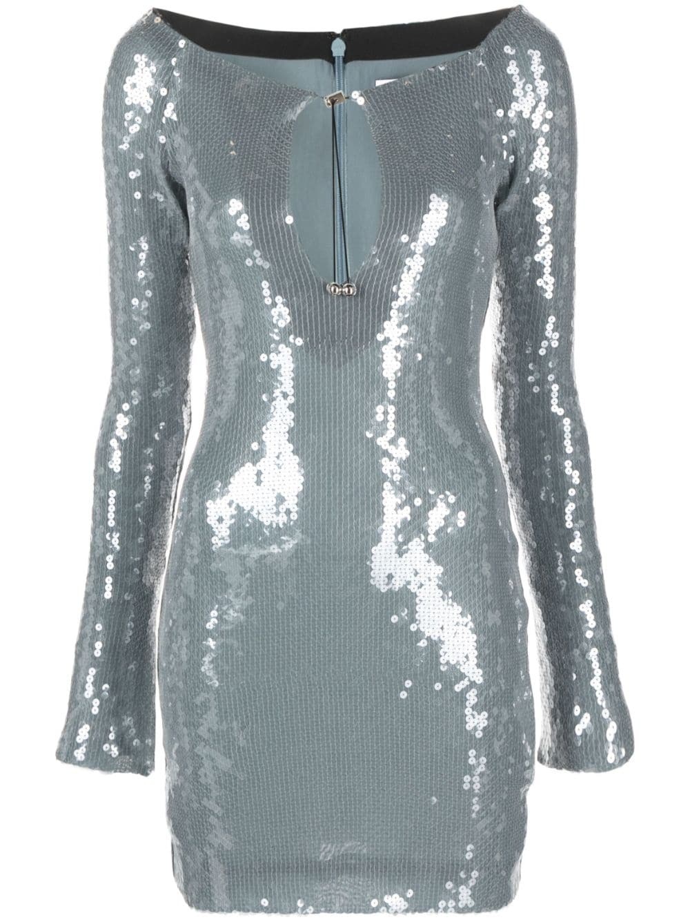 Solaria sequined tulle mini dress - 1