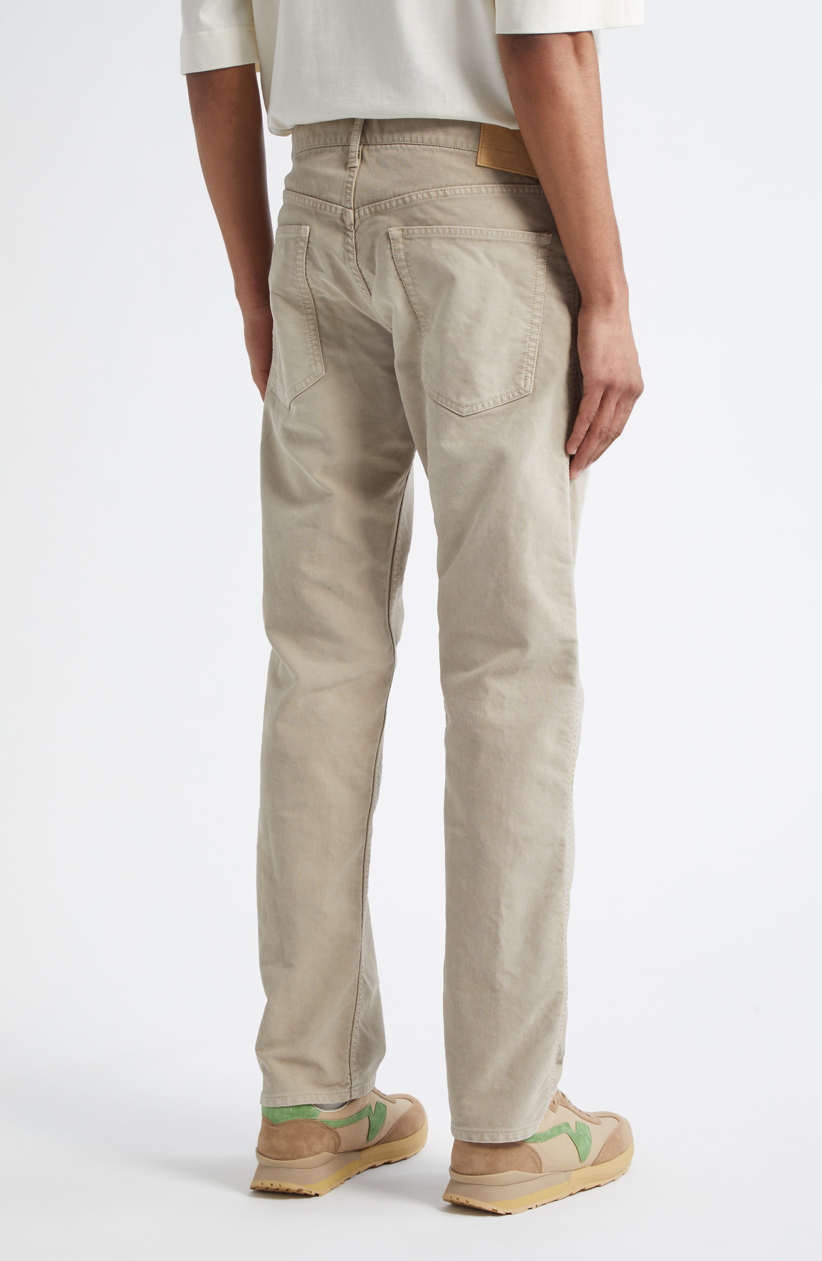 VISVIM Fluxus Cotton Corduroy Pants in Beige at Nordstrom - 3