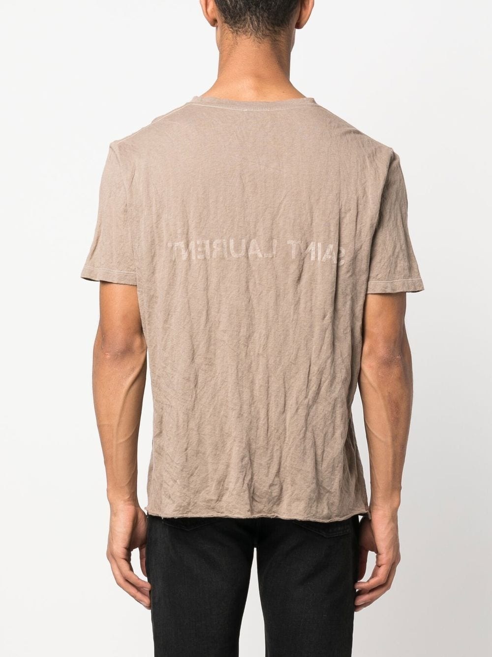 logo-print cotton T-shirt - 4