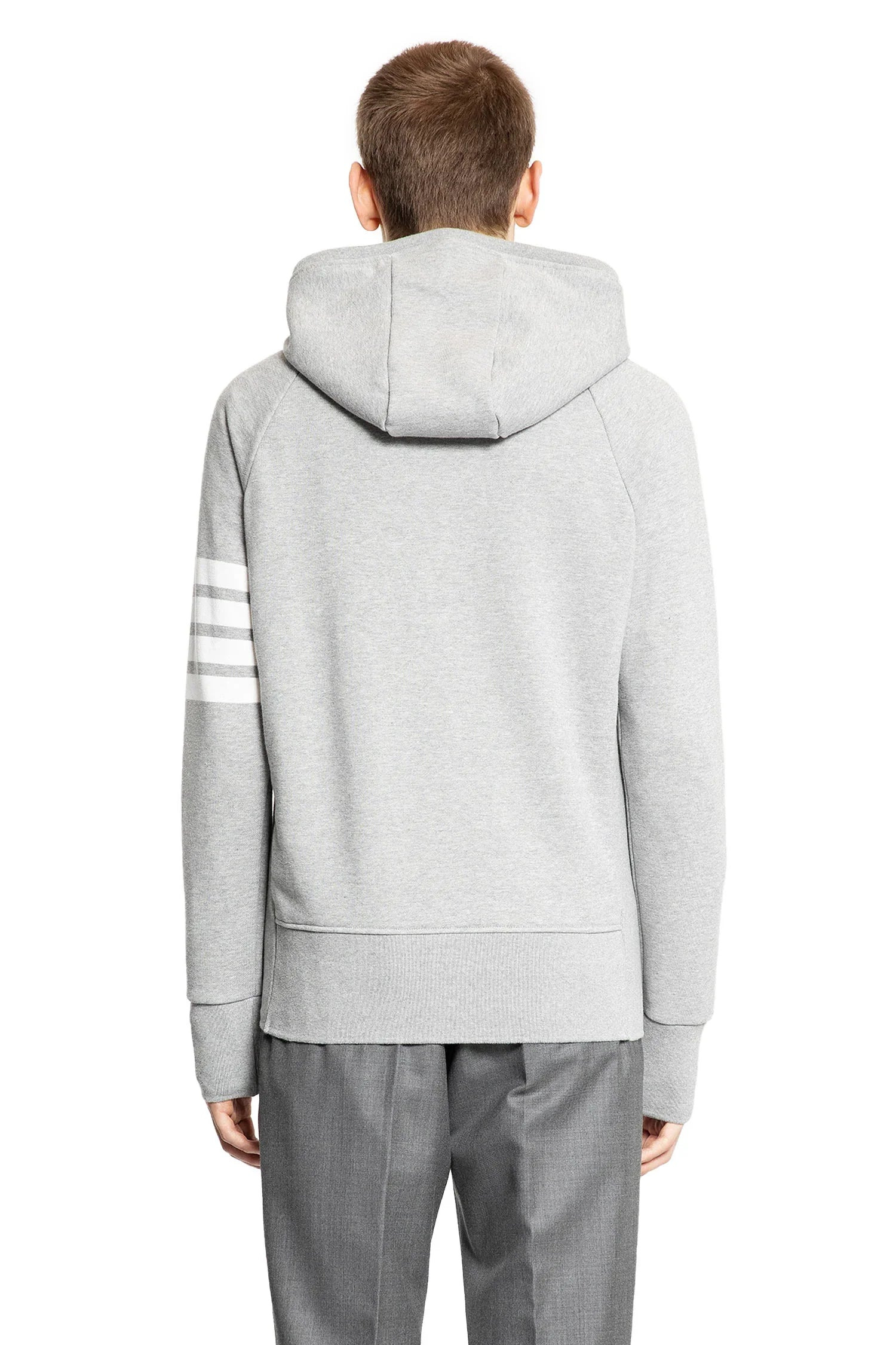 THOM BROWNE MAN GREY SWEATSHIRTS - 3