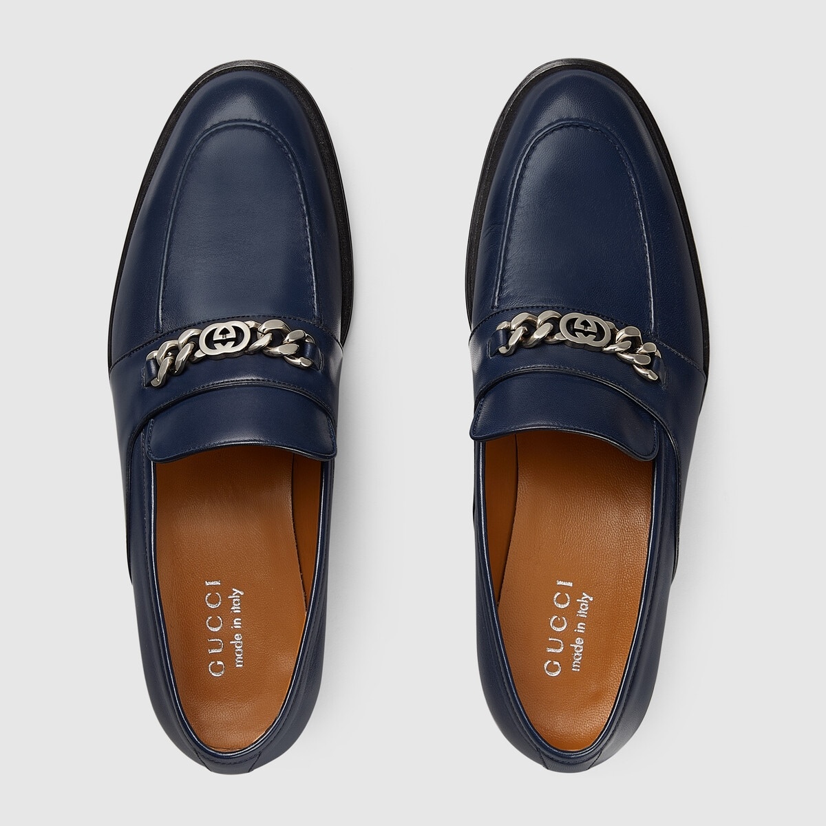 Men's loafer with Interlocking G - 4