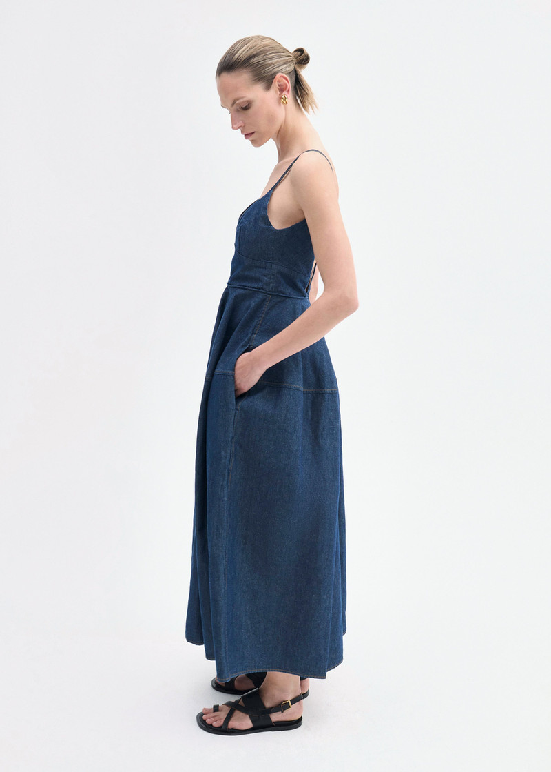 Camisole Dress in Chambray 3