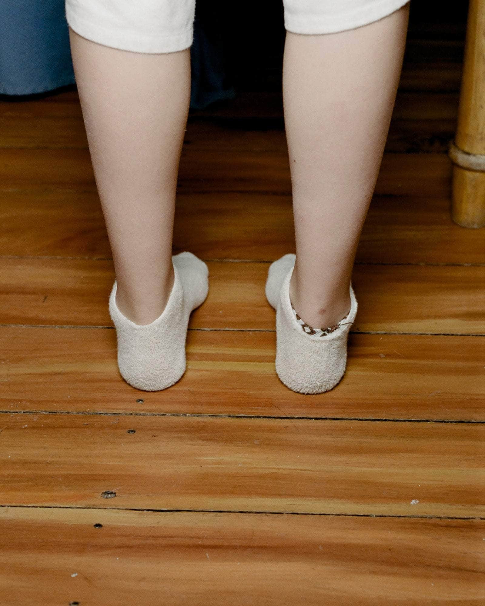 Buckle Ankle Socks - Textured Organic Cotton - 2