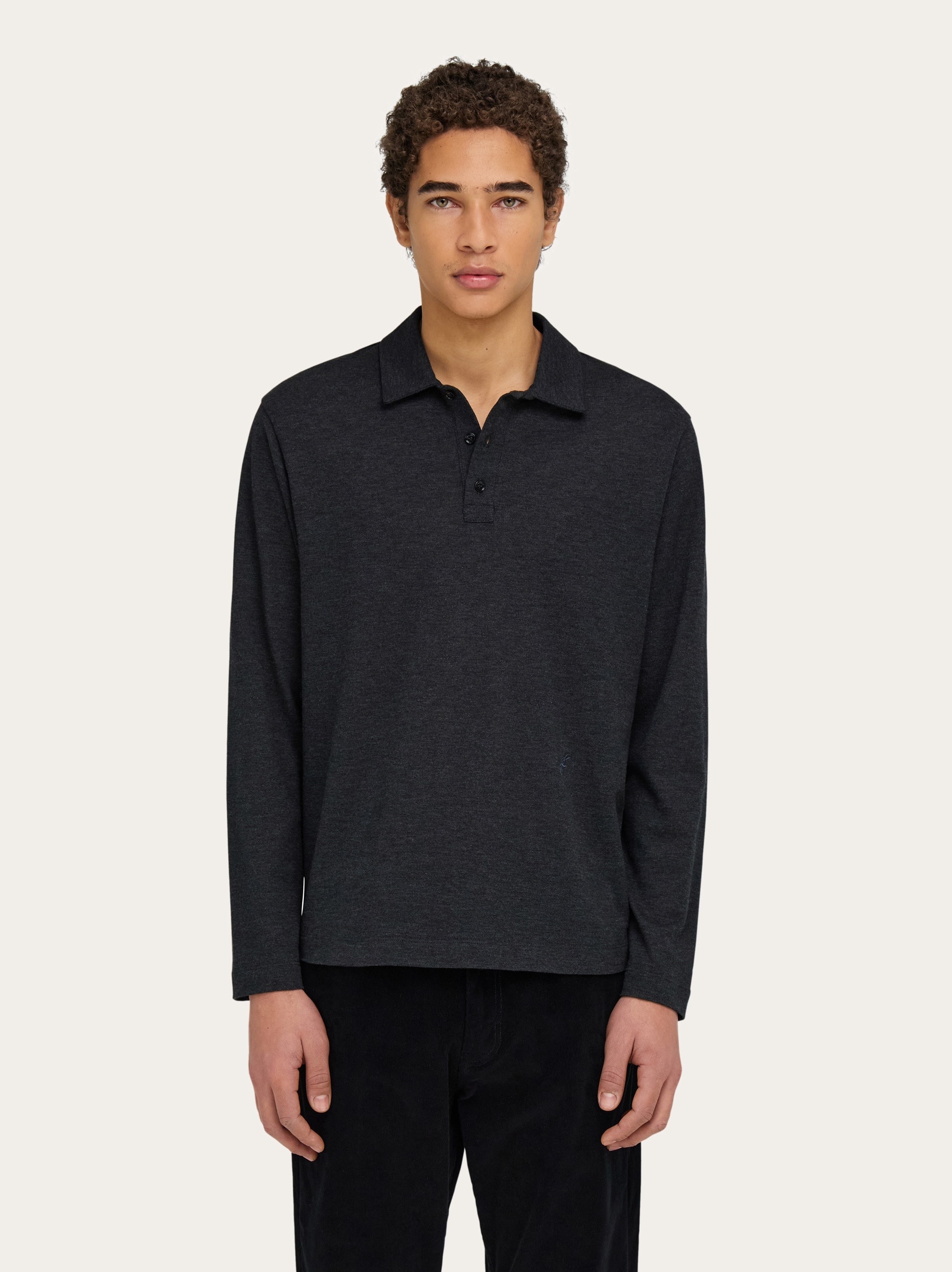 Long sleeve polo shirt - 2