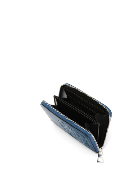 Loewe 6 card zip wallet in smooth calfskin outlook